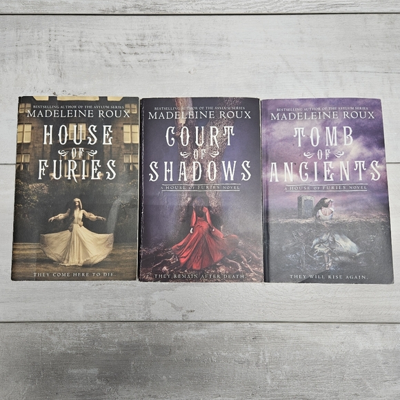 House of Furies Other - Madeline Roux House of Furies Court of Shadows Tomb of Ancient Novels Set of 3